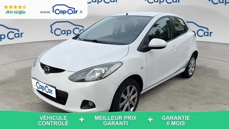 Blanc Utilisé 2010 Mazda 2 Citadine | 3 290 € - Image 1/4