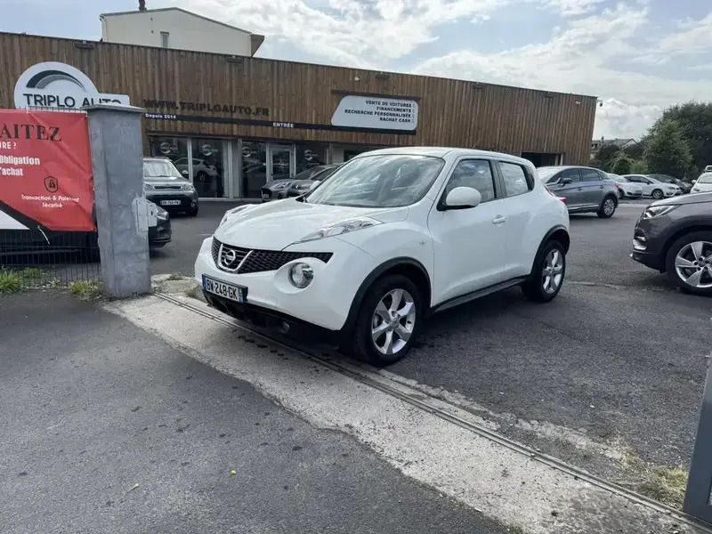Blanc Utilisé 2011 Nissan Juke Acenta+ SUV | 8 990 € (Prix cher) - Image 1/4