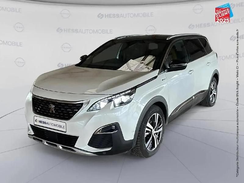 Noir Utilisé 2019 Peugeot 5008 GT-line Monospace | 19 999 € (Prix juste) - Image 1/4