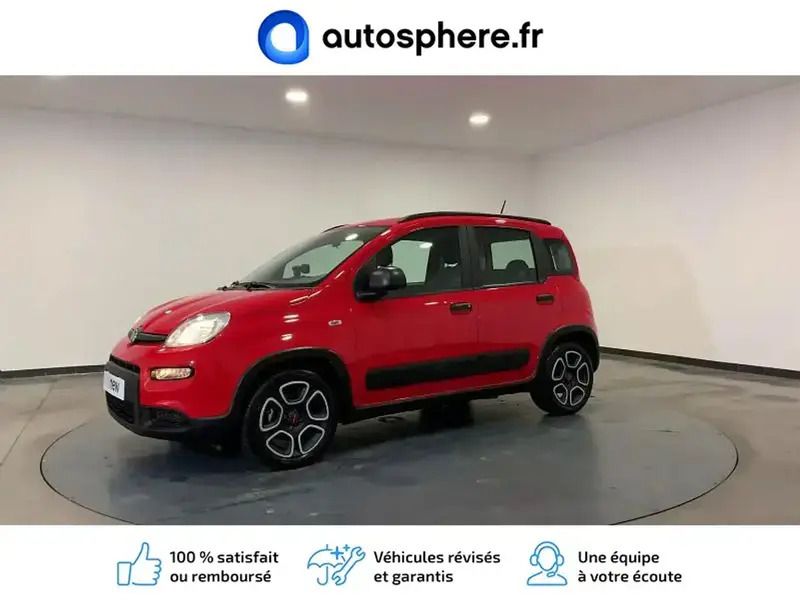 Rouge fonce Utilisé 2022 Fiat Panda City Life Citadine | 12 990 € (Prix assez cher) - Image 1/4