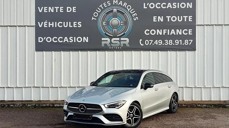 Gris Utilisé 2022 Mercedes CLA220 AMG line Berline | 29 990 € (Super prix) - Image 1/4