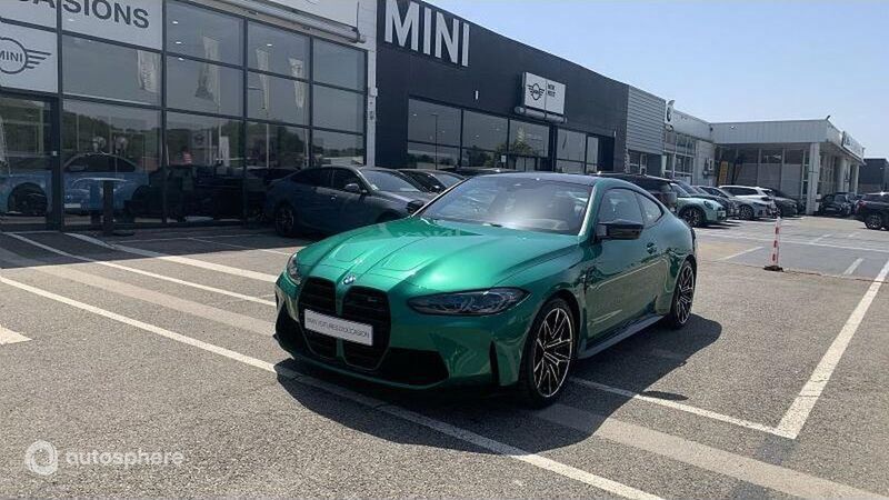 M isle of man green métallisé Utilisé 2021 BMW M4 Competition Edition Coupé | 93 999 € (Prix cher) - Image 1/4