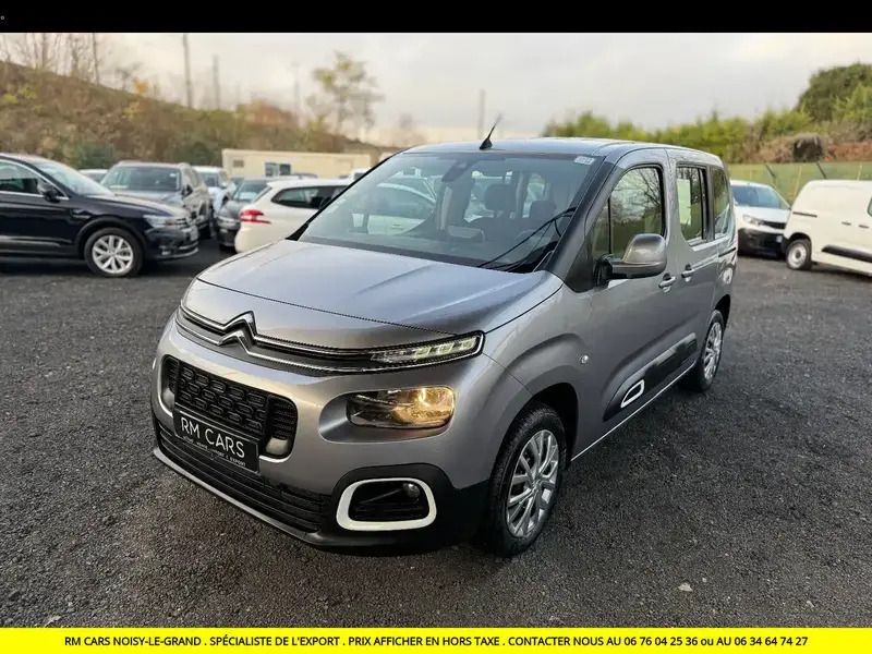 Gris Utilisé 2020 Citroën Berlingo Feel Monospace | 14 290 € (Prix juste) - Image 1/4