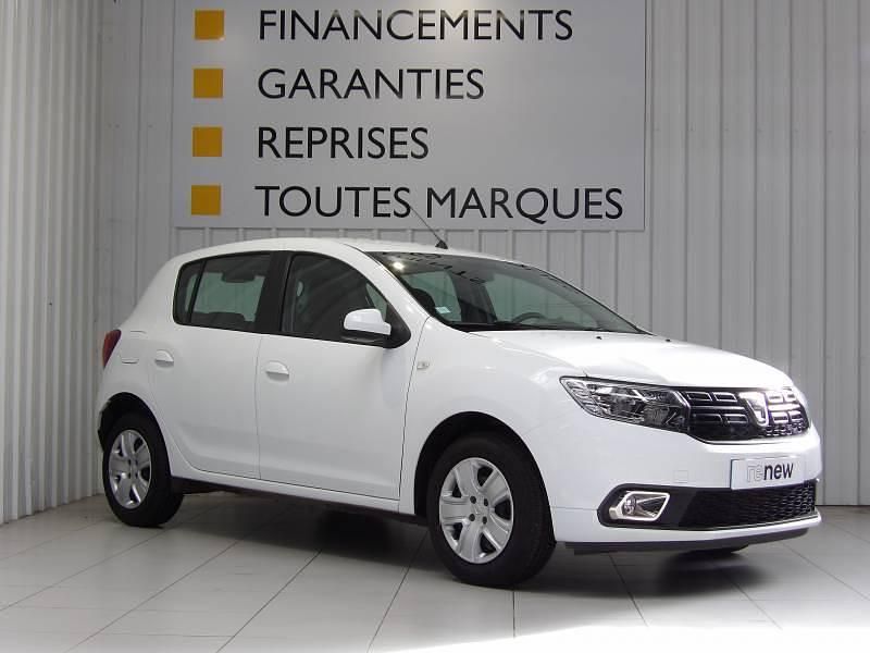 Occasion Dacia Sandero 73 ch (53 kW) 2020 Blanc Citadine