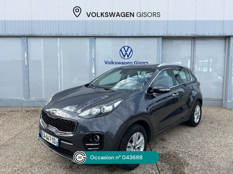 Gris Utilisé 2016 Kia Sportage Active SUV | 13 990 € - Image 1/4