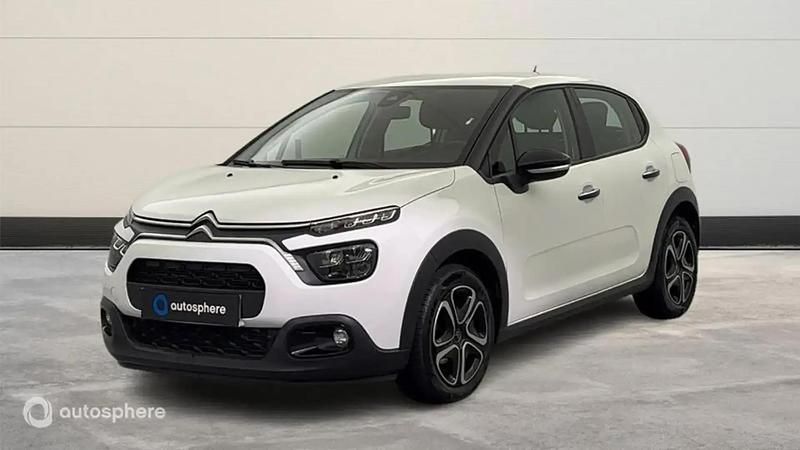 Blanc Utilisé 2022 Citroën C3 PureTech Citadine | 11 499 € (Prix juste) - Image 1/4