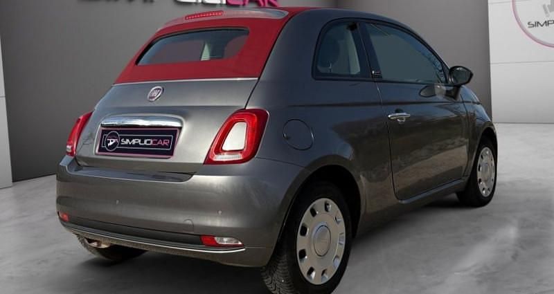 Occasion Fiat 500C Pop 69 ch (50 kW) 2018 Gris Cabriolet