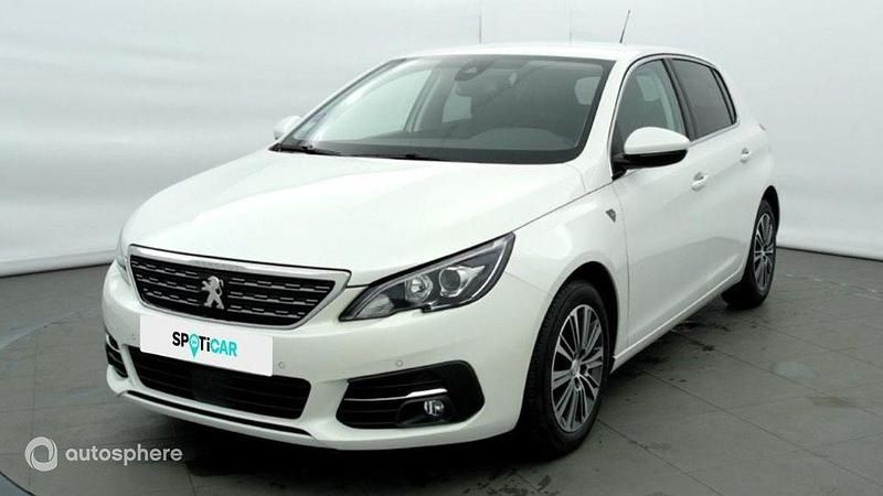 Blanc Utilisé 2021 Peugeot 308 S Berline | 14 278 € (Bon prix) - Image 1/4