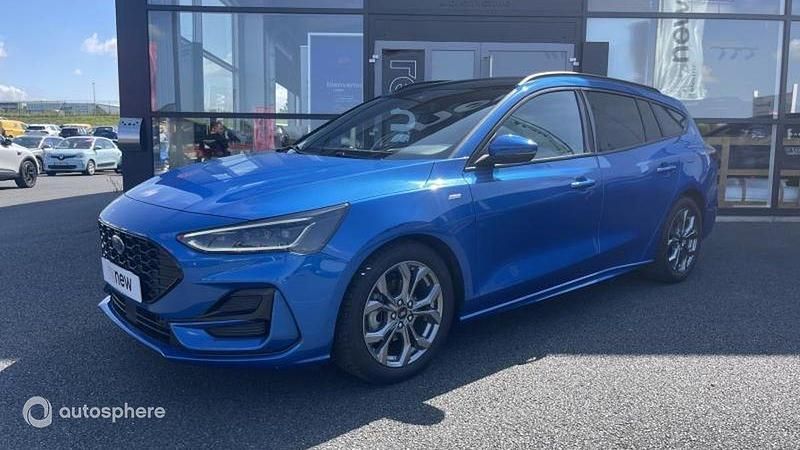 Bleu Utilisé 2023 Ford Focus ST-Line Break | 25 299 € (Prix juste) - Image 1/4