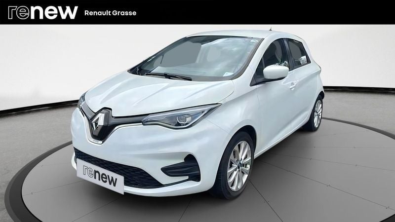 Blanc Utilisé 2020 Renault Zoe Zen Citadine | 9 499 € (Super prix) - Image 1/4