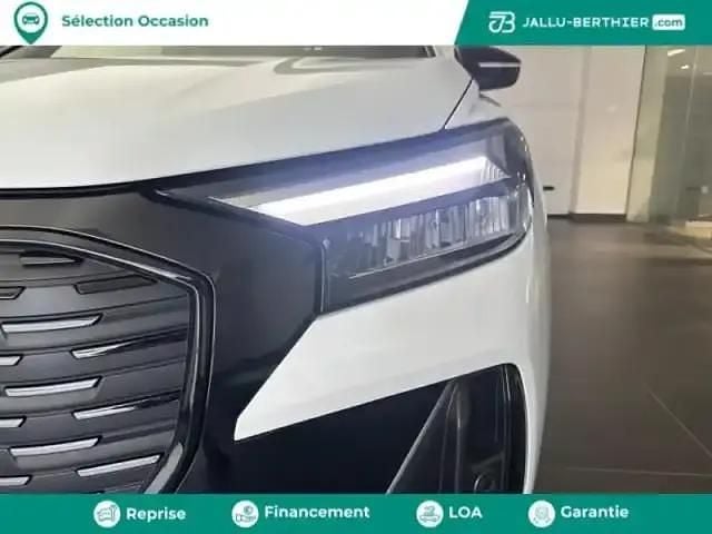 Occasion Audi Q4 Sportback e-tron S-Line 150 kW (204 ch) 2022 Blanc glacier métallisé SUV