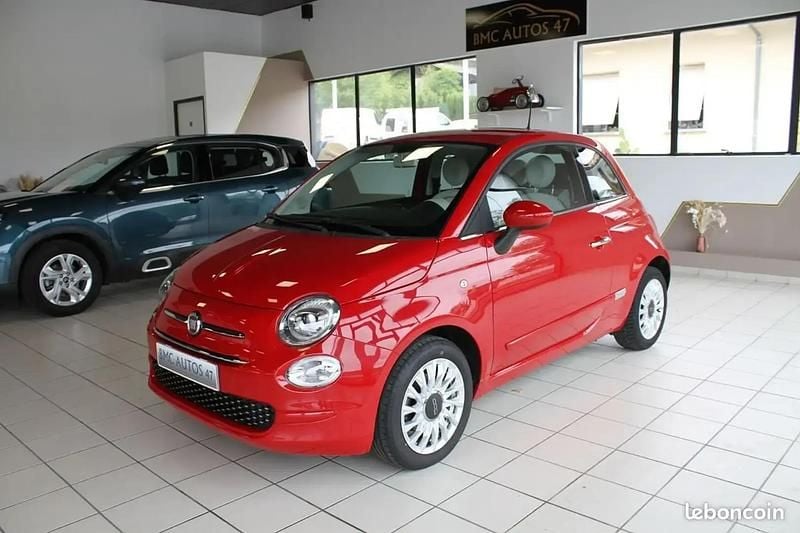 Rouge Utilisé 2020 Fiat 500 Lounge Citadine | 11 400 € (Bon prix) - Image 1/4
