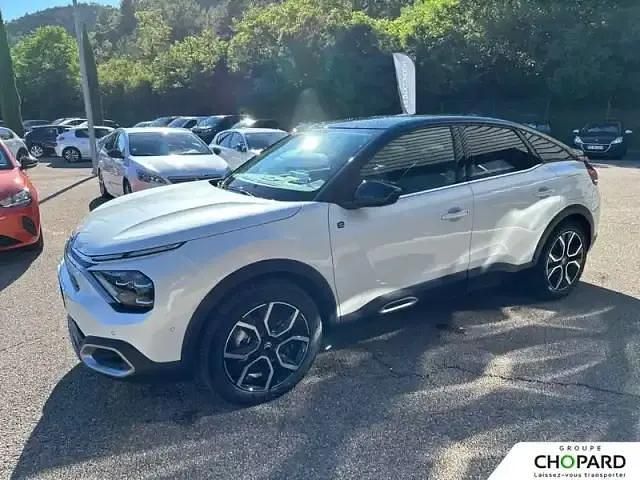 Blanc nacré Utilisé 2024 Citroën e-C4 Berline | 24 390 € - Image 1/4