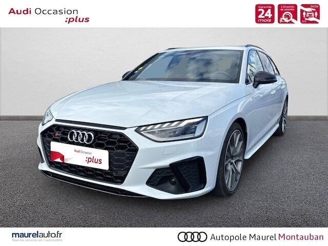 Blanc glacier métallisé Utilisé 2020 Audi S4 Sport Break | 47 990 € (Prix assez cher) - Image 1/4