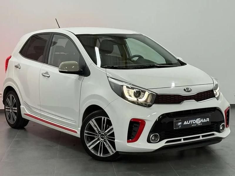 Blanc Utilisé 2017 Kia Picanto GT-Line Citadine | 8 990 € (Bon prix) - Image 1/4