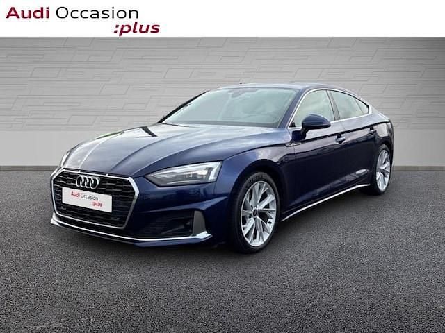 Occasion Audi A5 Sportback Design 163 ch (119 kW) 2022 Bleu navarre métallisé Citadine