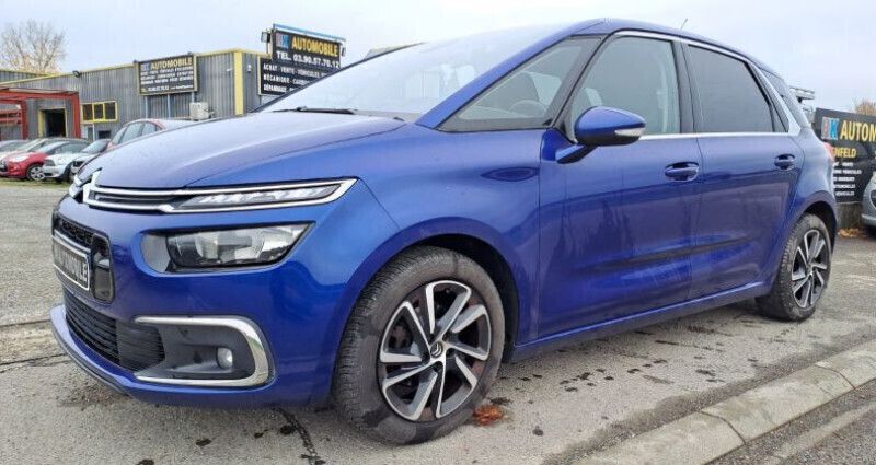 Bleu Utilisé 2017 Citroën C4 Picasso PureTech Monospace | 12 990 € (Prix cher) - Image 1/4