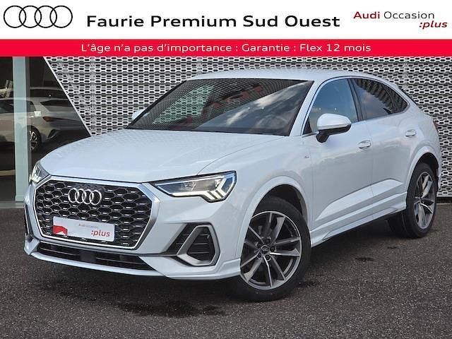 Blanc glacier métallisé Utilisé 2020 Audi Q3 Sportback S-Line SUV | 29 990 € (Bon prix) - Image 1/4