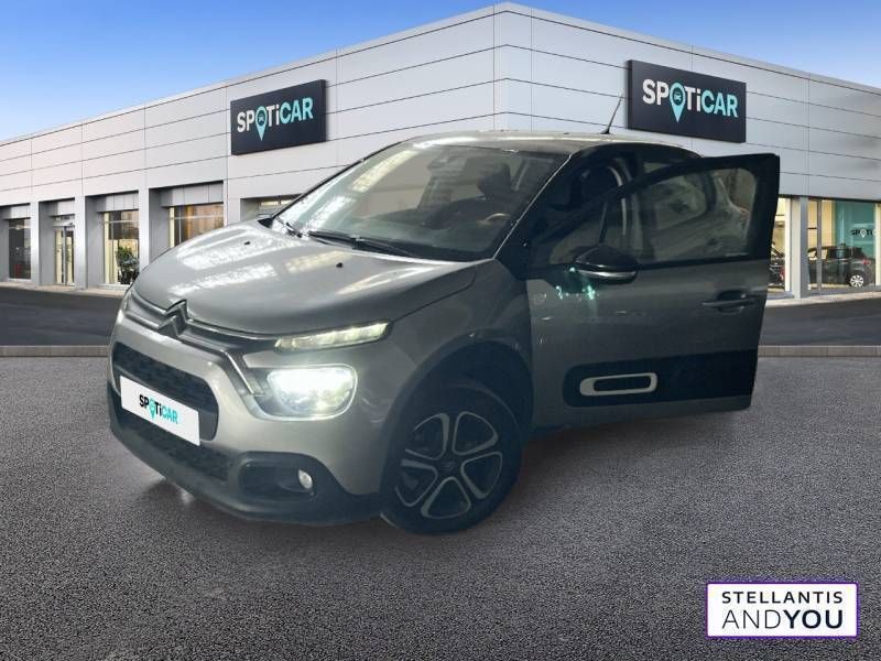 Gris Utilisé 2023 Citroën C3 PureTech Citadine | 12 690 € (Prix juste) - Image 1/4