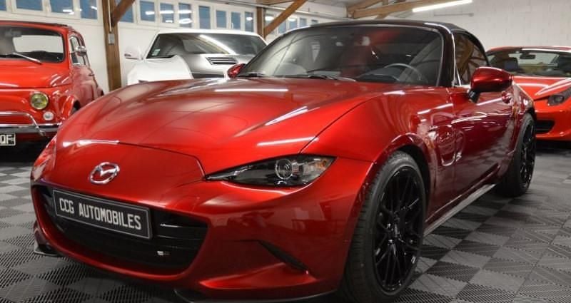 Rouge Occasion 2021 Mazda MX5 Inclusive Cabriolet | 34 900 € - Image 1/4