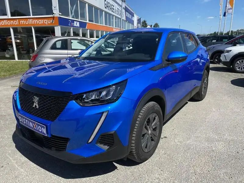 Bleu Utilisé 2021 Peugeot 2008 Active SUV | 17 980 € (Prix assez cher) - Image 1/4