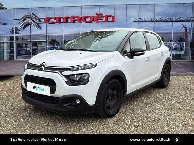 Blanc Utilisé 2021 Citroën C3 Feel Citadine | 8 790 € - Image 1/4