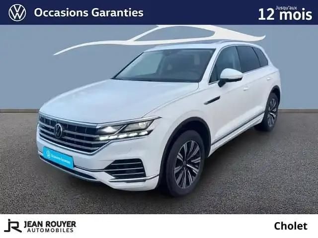 Blanc Utilisé 2021 VW Touareg Elegance+ SUV | 49 990 € (Prix juste) - Image 1/4