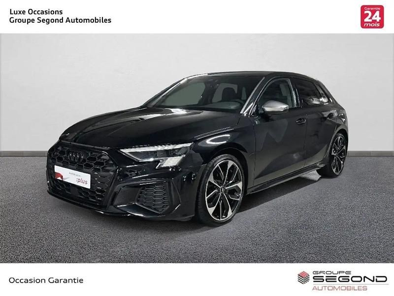 Noir mythe métallisé Utilisé 2023 Audi S3 Sport Berline | 44 900 € (Prix juste) - Image 1/4