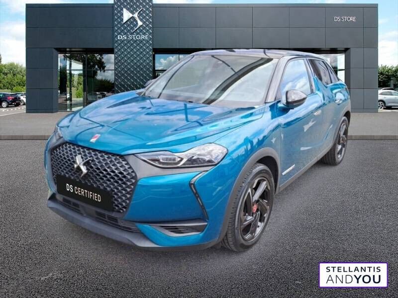 Bleue Utilisé 2021 DS Automobiles DS3 Crossback Performance Line Plus SUV | 17 790 € (Prix juste) - Image 1/4