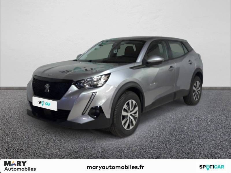 Gris Utilisé 2021 Peugeot 2008 Active SUV | 13 490 € (Prix juste) - Image 1/3
