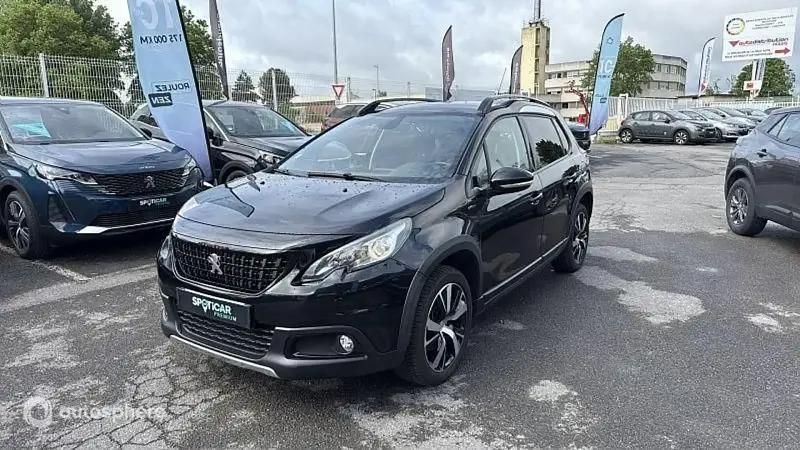 Noir Utilisé 2018 Peugeot 2008 GT-line SUV | 7 999 € (Prix juste) - Image 1/4