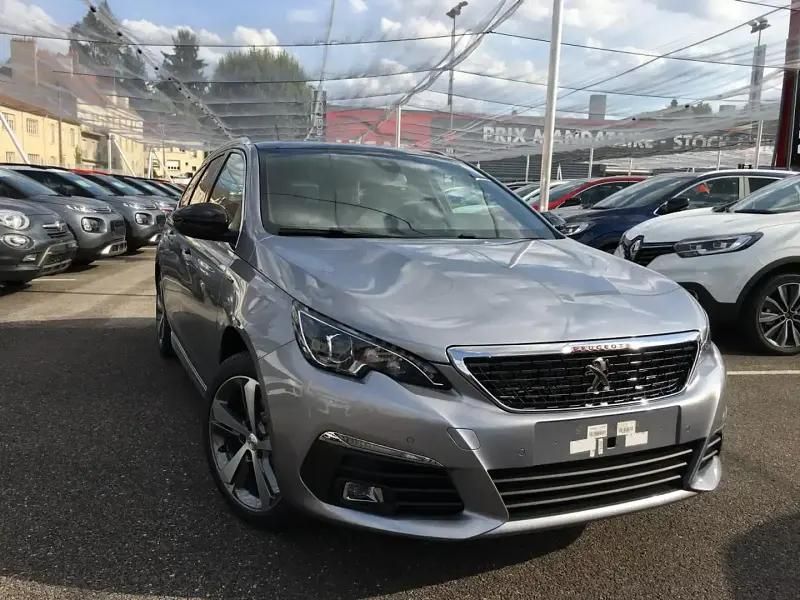 Gris Utilisé 2018 Peugeot 308 GT-line Break | 14 500 € (Prix juste) - Image 1/4