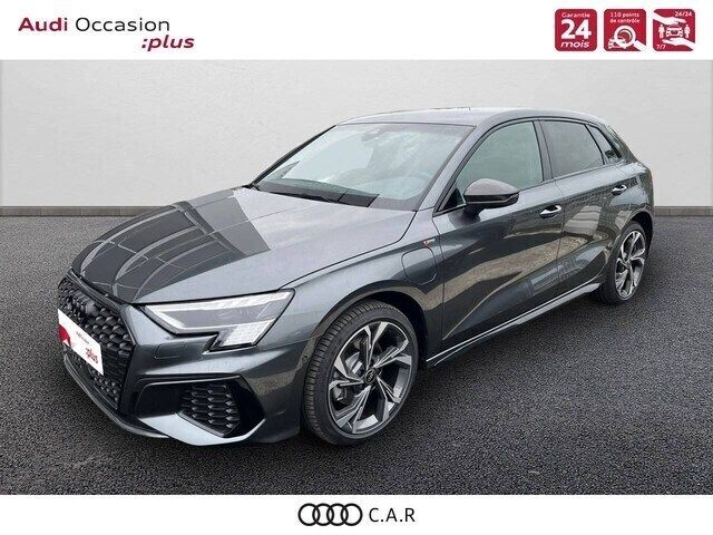 Gris daytona nacré Utilisé 2024 Audi A3 Sportback e-tron S-Line Berline | 49 900 € - Image 1/4