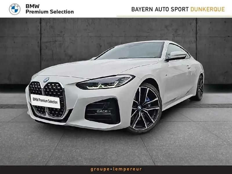 Alpinweiss uni Occasion 2021 BMW 420 M Sport Coupé | 36 440 € (Bon prix) - Image 1/4