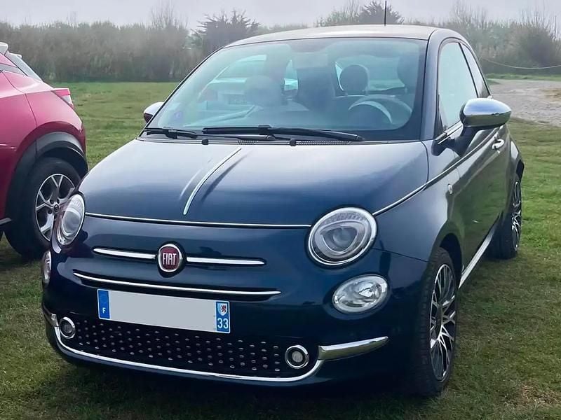 Bleu Occasion 2018 Fiat 500 Collezione Berline | 10 999 € (Prix juste) - Image 1/4