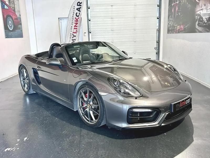 Gris Occasion 2015 Porsche Boxster GTS Cabriolet | 73 480 € - Image 1/4