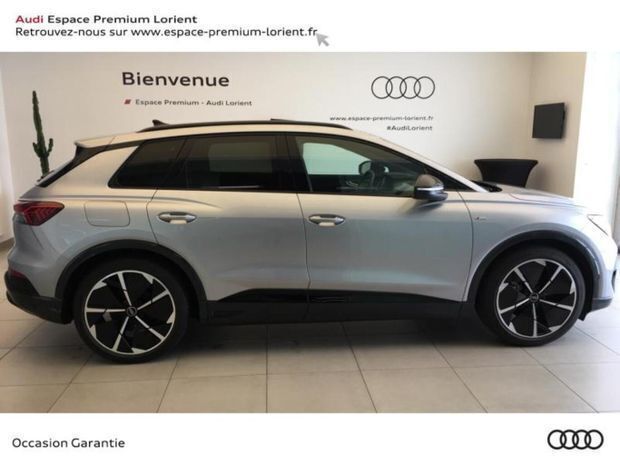 Argent fleuret métallisé Utilisé 2023 Audi Q4 e-tron S-Line SUV | 49 990 € (Prix cher) - Image 1/4