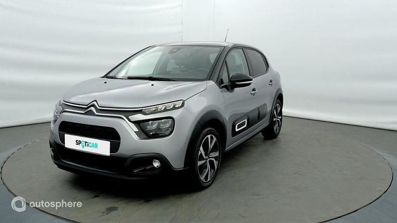 Gris Occasion 2022 Citroën C3 Shine Citadine | 14 979 € (Prix assez cher) - Image 1/4