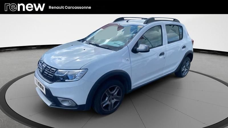 Blanc Utilisé 2019 Dacia Sandero Stepway Citadine | 8 589 € (Bon prix) - Image 1/4