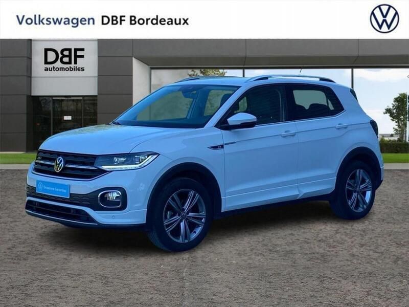 Blanc Utilisé 2022 VW T-Cross R-line SUV | 21 999 € (Prix juste) - Image 1/3