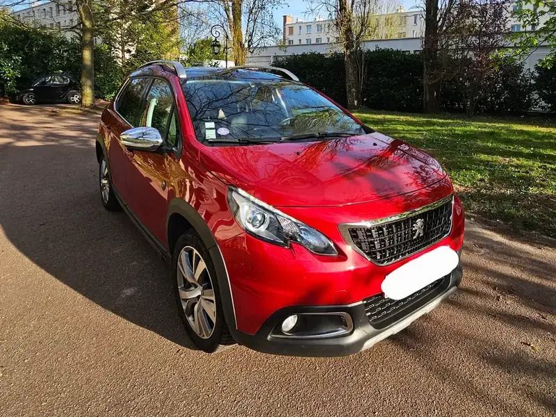 Rouge Utilisé 2018 Peugeot 2008 S SUV | 9 200 € (Bon prix) - Image 1/4