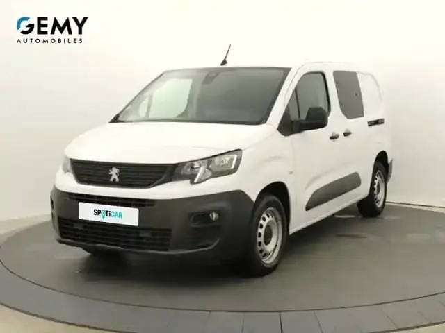 Blanc Occasion 2023 Peugeot Partner S Monospace | 22 480 € - Image 1/4