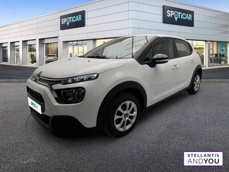 Blanc Utilisé 2022 Citroën C3 Feel Citadine | 11 590 € (Bon prix) - Image 1/4