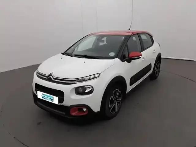 Blanc Occasion 2019 Citroën C3 PureTech Berline | 11 990 € (Prix juste) - Image 1/4