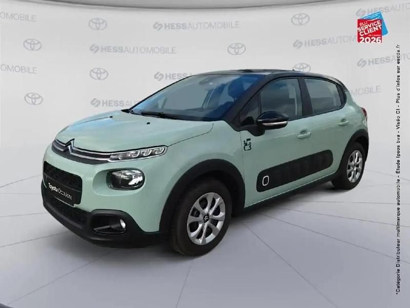 Almond green rouge aden Occasion 2019 Citroën C3 PureTech Berline | 8 499 € (Prix juste) - Image 1/4