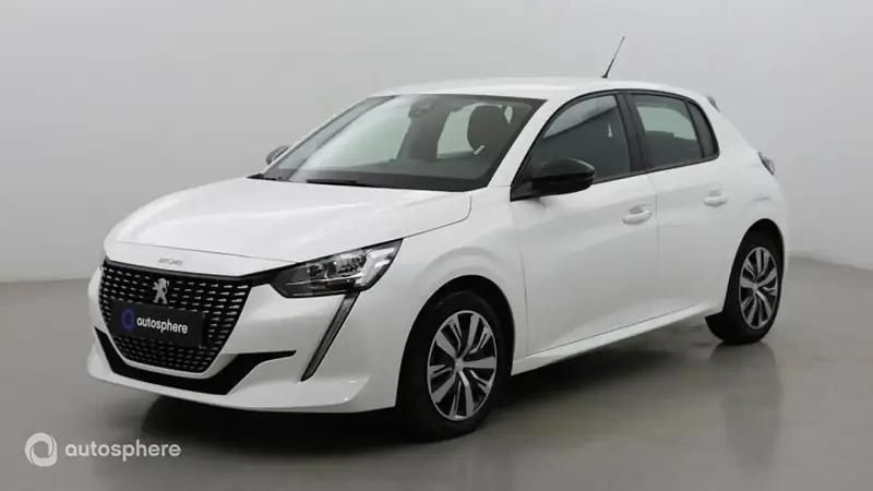 Blanc banquise (o) Utilisé 2023 Peugeot 208 Allure Citadine | 13 299 € (Super prix) - Image 1/4