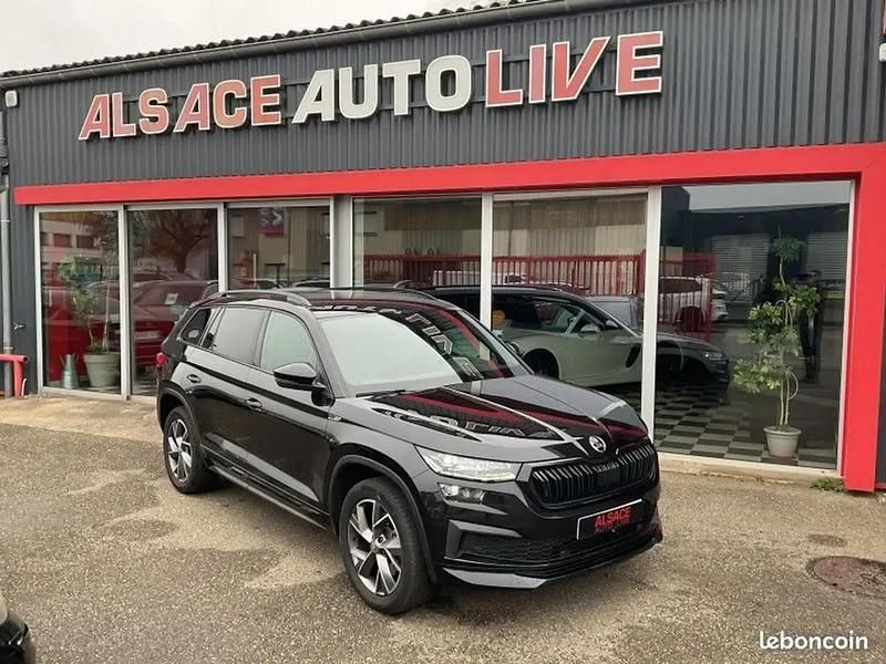 Noir Utilisé 2022 Skoda Kodiaq SportLine SUV | 32 990 € - Image 1/4