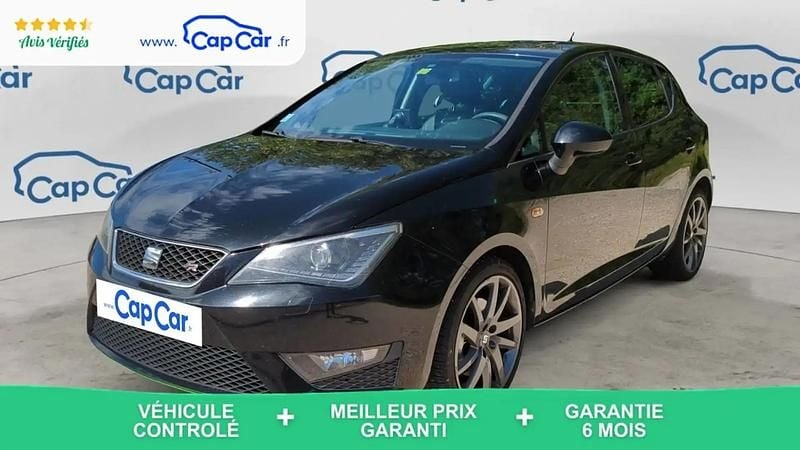 Noir Utilisé 2015 Seat Ibiza FR Citadine | 8 200 € (Prix juste) - Image 1/4