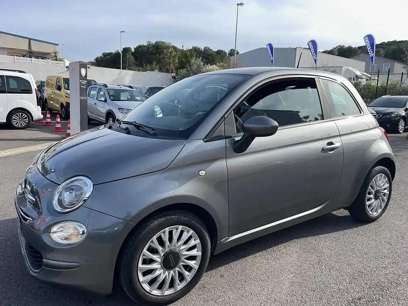 Gris Utilisé 2020 Fiat 500 Lounge Cabriolet | 10 990 € (Bon prix) - Image 1/4