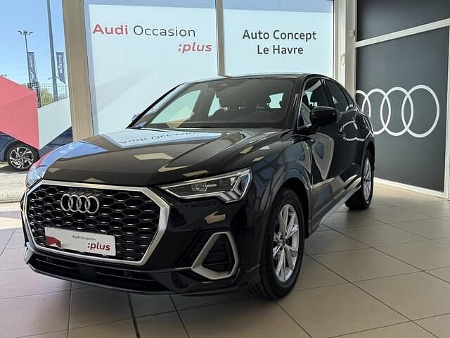 Noir mythe métallisé Utilisé 2023 Audi Q3 Sportback S-Line SUV | 35 990 € (Bon prix) - Image 1/3
